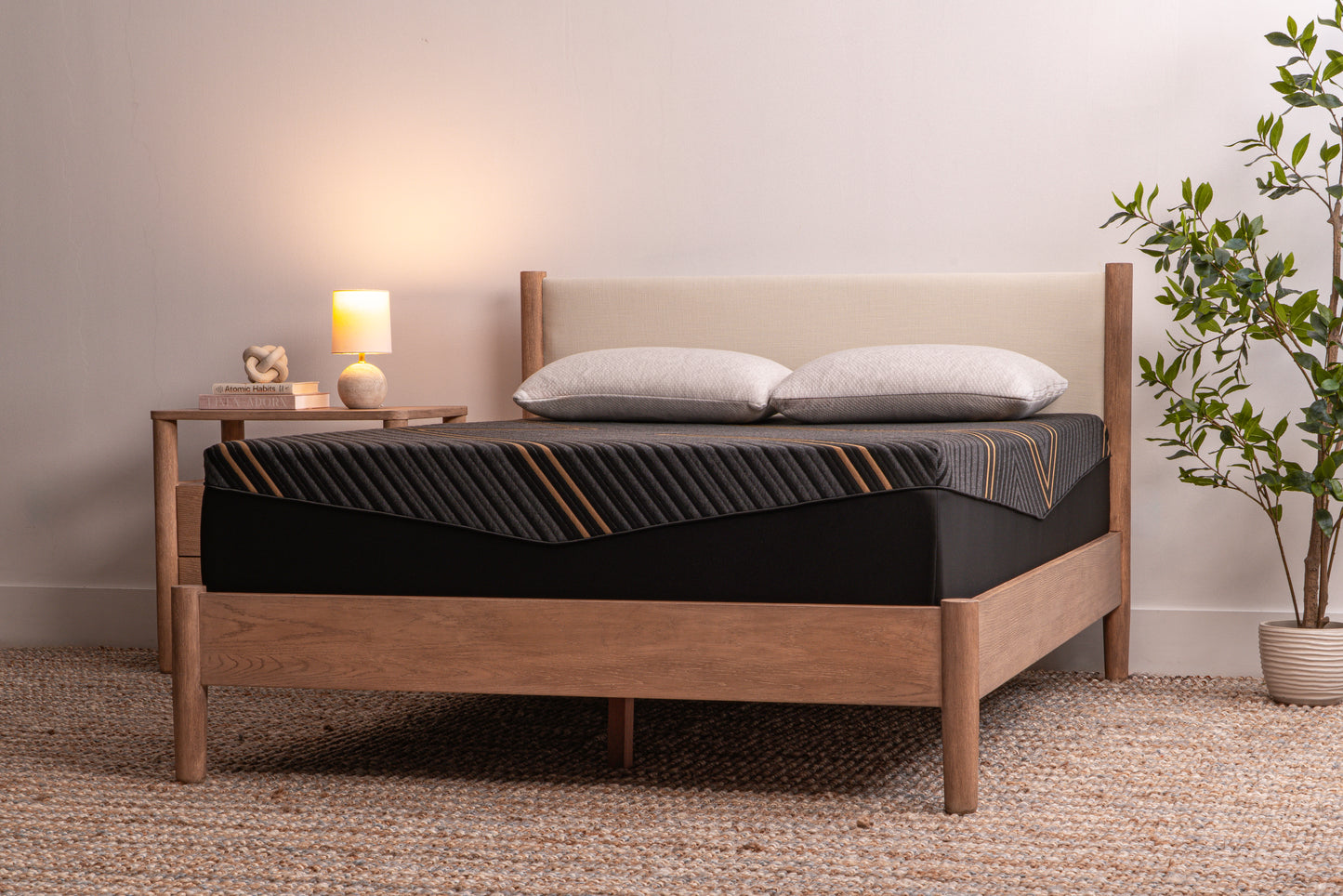 Brooklyn Bedding Black- Artisan Foam