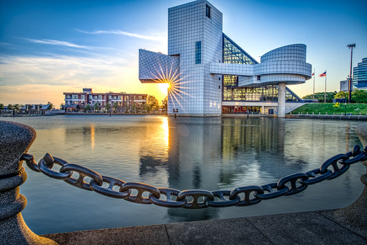 CLEVELAND PHOTOGRAPHY- ROCK HALL SHOT 40"X30"