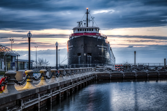 CLEVELAND PHOTOGRAPHY- CLEVELAND-CLIFFS - MATHER SHOT 40"X30"