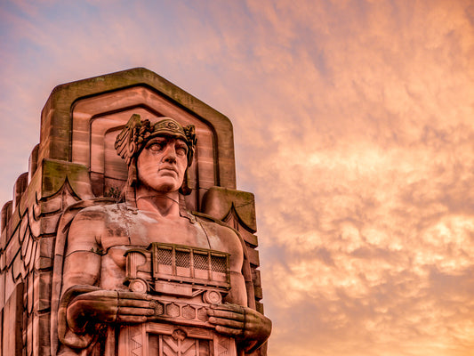 CLEVELAND PHOTOGRAPHY- GUARDIAN HEAD SHOT 40"X30"