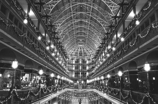 CLEVELAND PHOTOGRAPHY- CLEVELAND ARCADE 40"X30"