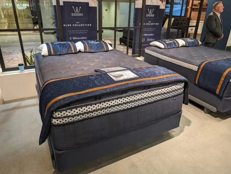 WinkBeds Blue Double Boxtop
